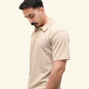 Premium skin textured polo t shirt