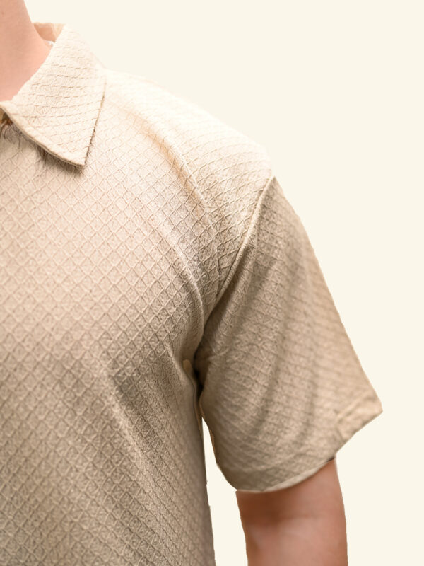 Premium skin textured polo t shirt