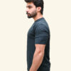 Ultra-Soft Textured Round Neck T-Shirt