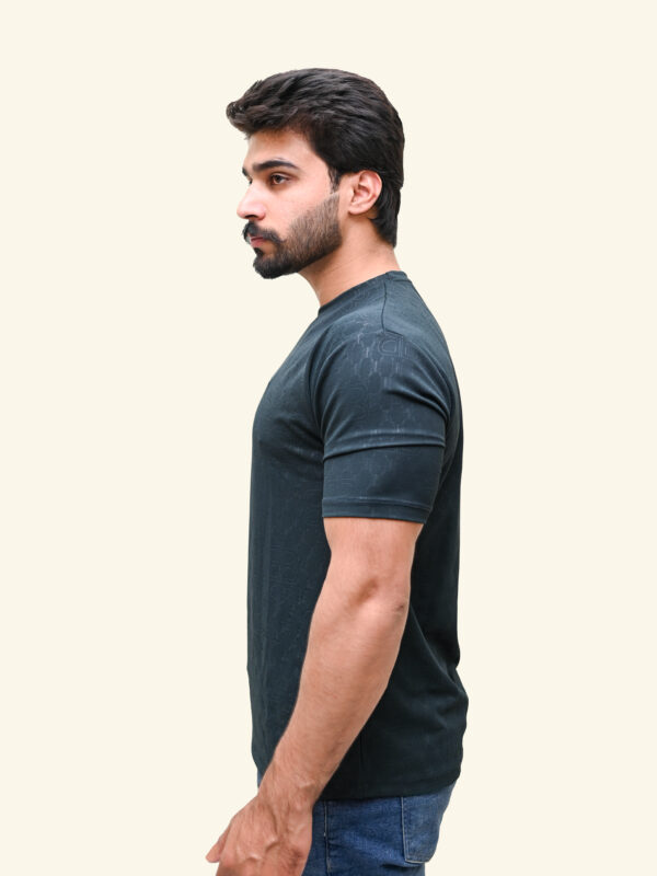 Ultra-Soft Textured Round Neck T-Shirt