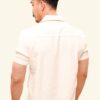 Classic Textured Button Shirt - Half Sleeve Comfor